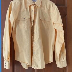 Gold western style shirt